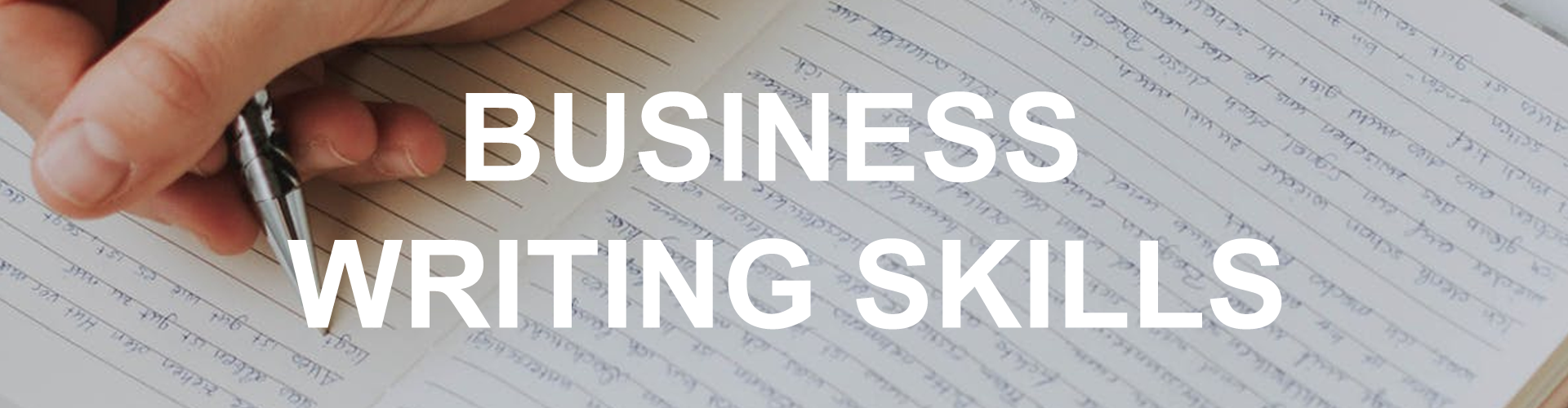 Business Writing Banner